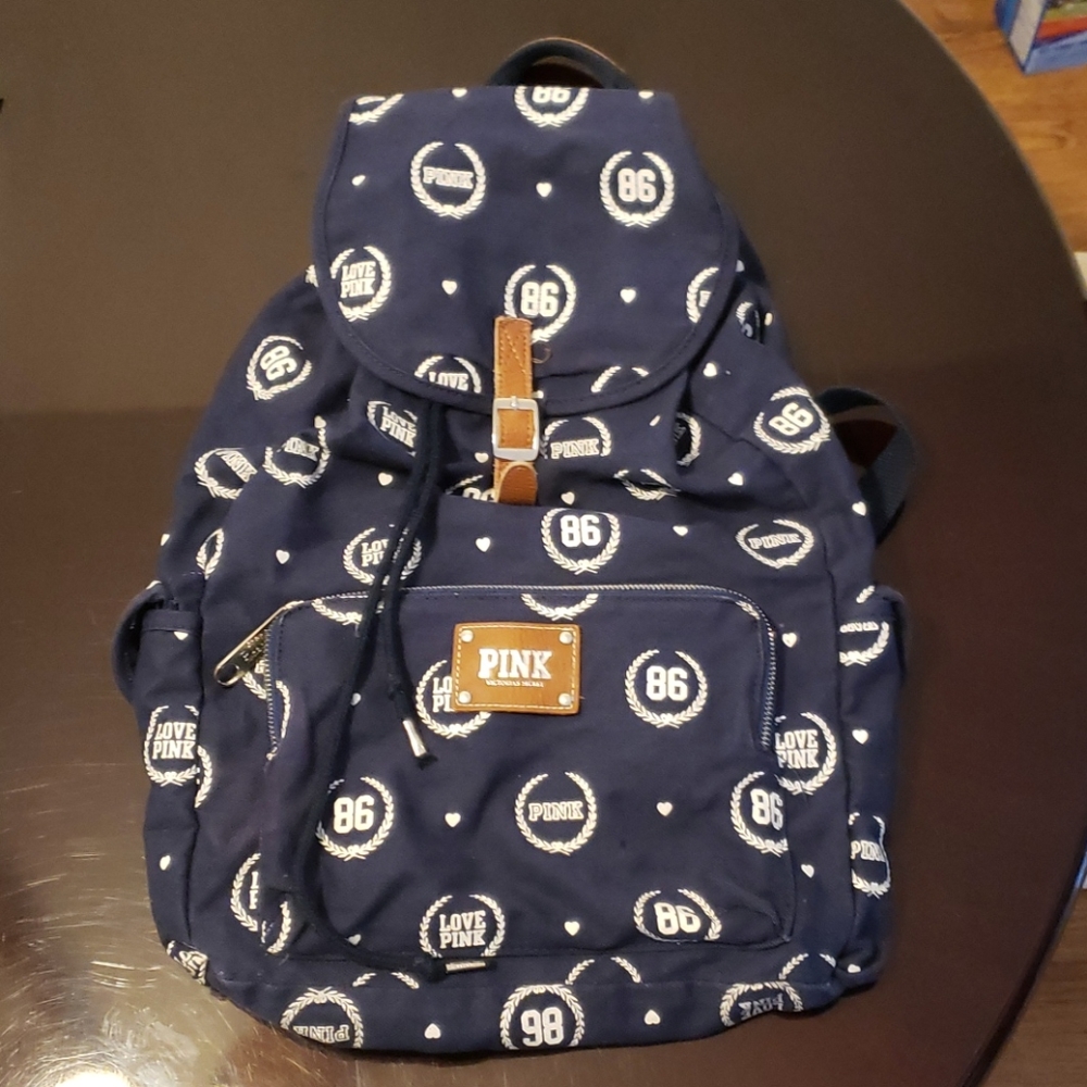 VS PINK canvas backpack
